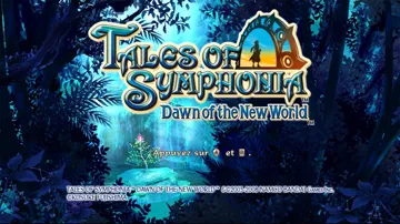 Tales of Symphonia- Dawn of the New World screen shot title
